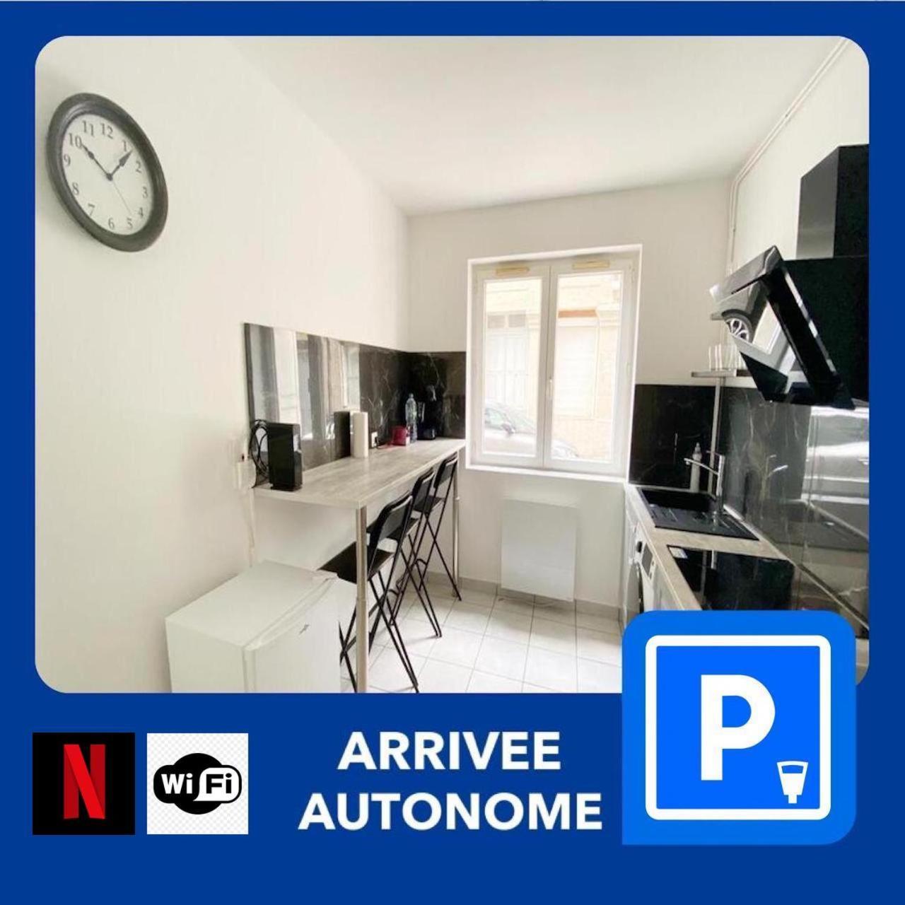 023 Chic & Cosy F1 23M2 Hypercentre Wifi Smart Tv Netflix Apartment Saint-Etienne  Ngoại thất bức ảnh